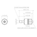 ISO 80369-7 Check Valve, 1/8" (1.6mm) Barb to Male Luer Lock, ABS Body with Polystyrene & Silicone Disc Alternative Image 0