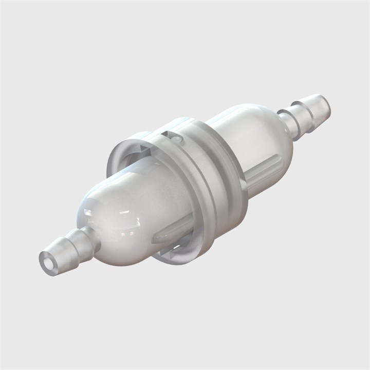 Serviceable Filter Housing Only, Barbs to suit 1/8" ID Tubing