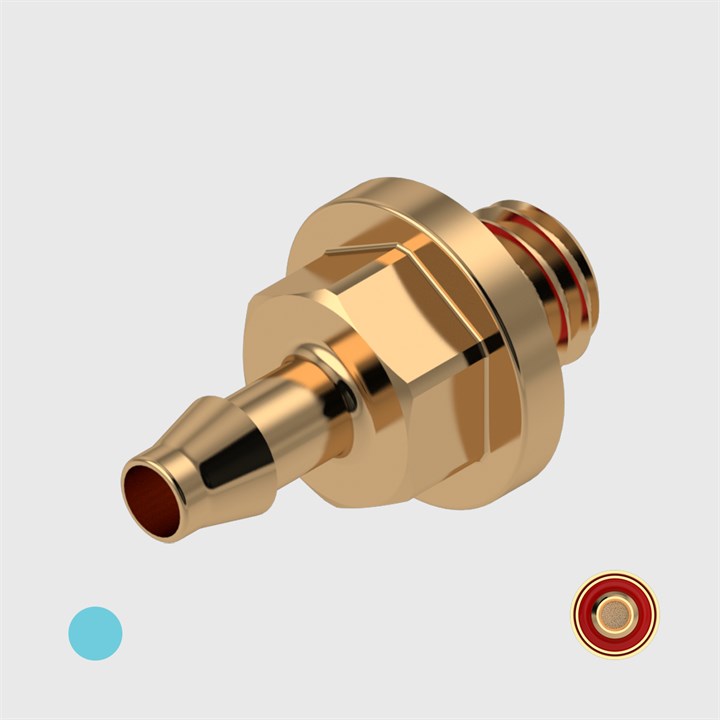 Brass 3/32" to 10-32 UNF Filters - Choose Seal and Micron Options