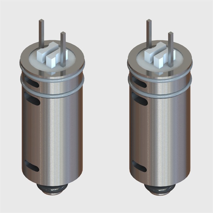 Manifold Mount 3/2 Oxygen Compatible Solenoid Valve, Normally Open, 0.5mm Orifice Effective Size