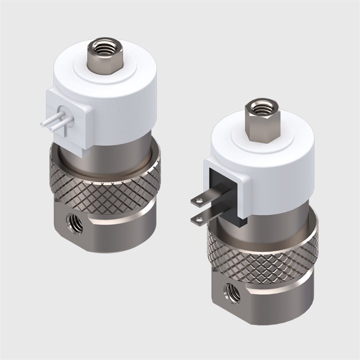 Oxygen Clean, Normally Open/Closed, 3 Way Fully Ported Solenoid Valves - ESV Series