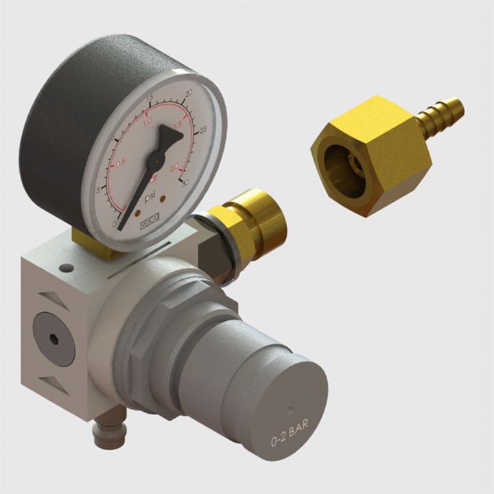 0 to 35 PSI Output Pressure Unit for Pneuchange Trio
