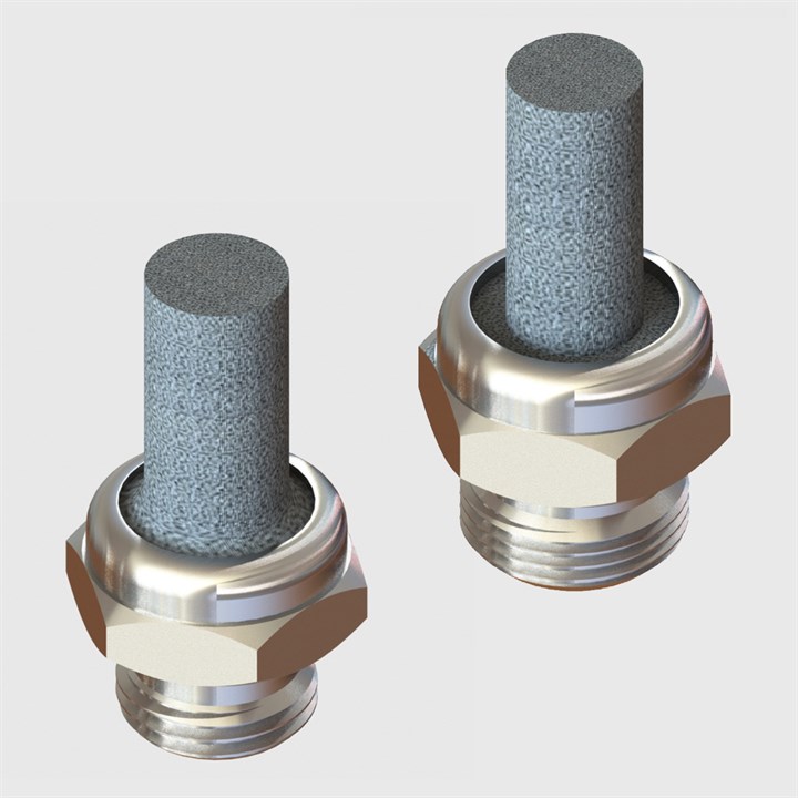 Long Body Style 304 Stainless Steel Silencers, 316L Stainless Steel Wire Element