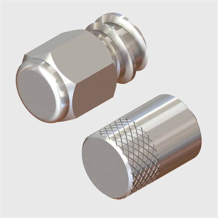 Stainless Steel Luers Luer Plugs and Caps