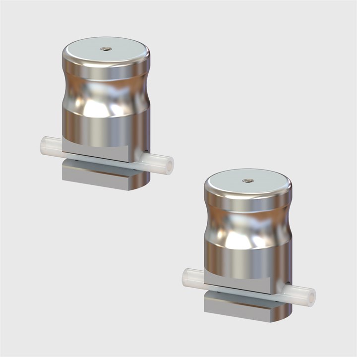 2 Way Pneumatic Pinch Valves, 3/16" ID x 5/16" OD Medical/Laboratory Grade Tubing