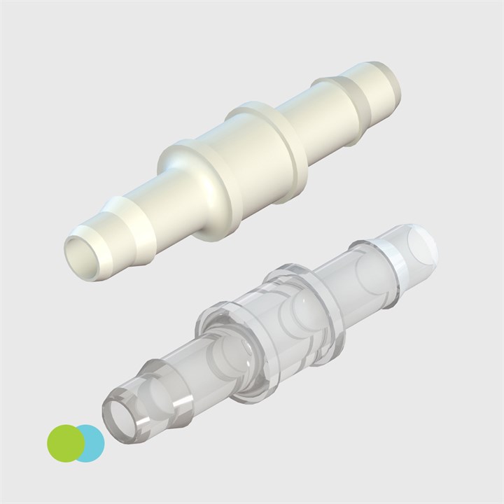 3/32" Straight Connectors with Rigid Barbs