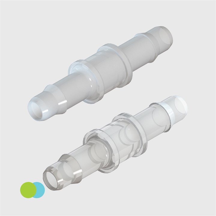 1/8" Straight Connectors with Rigid Barbs