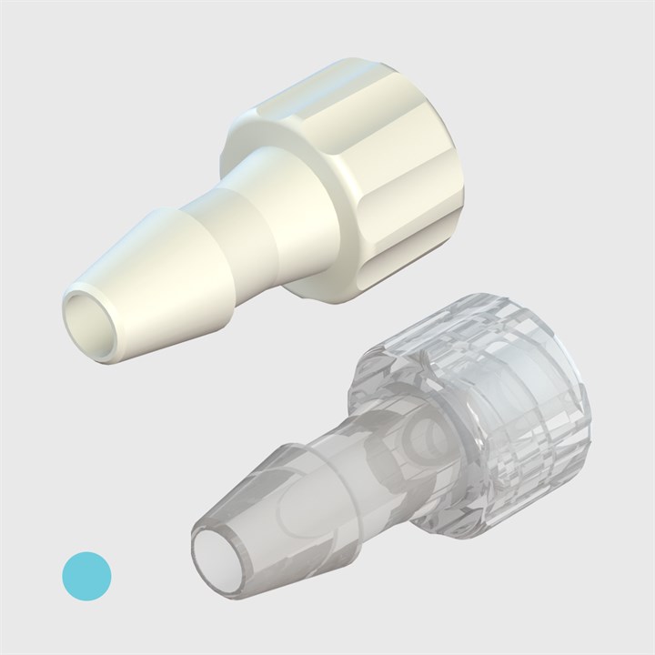 Male Luer Locks to 3/16" Barb - Various Materials Available