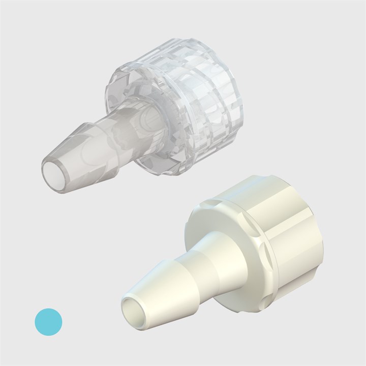ISO 80369-7 Male Luer Lock to 5/32" Barb - Various Materials