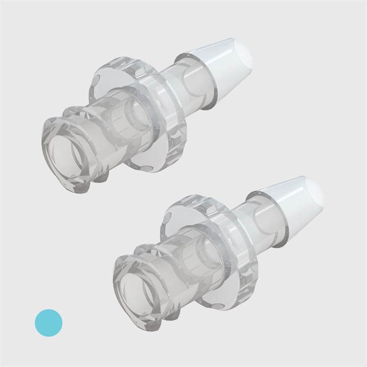 ISO 80369-7 Female Luer Lock to 5/32" Barb - Various Materials
