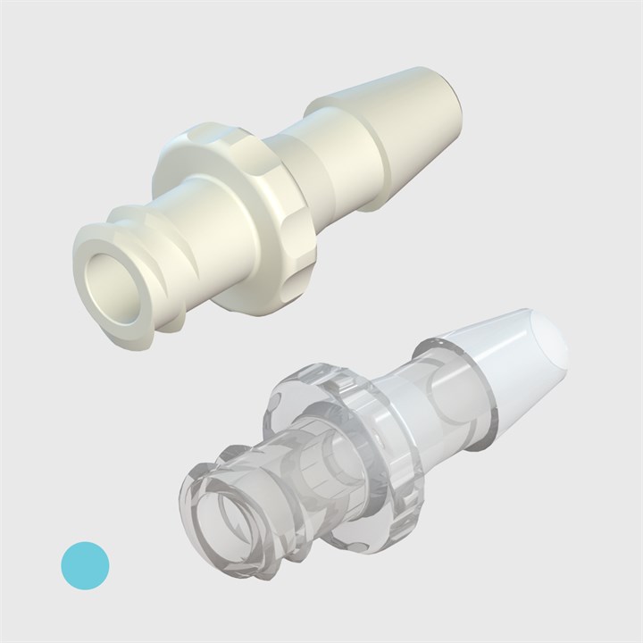 ISO 80369-7 Female Luer Lock to 3/16" Barb - Various Materials