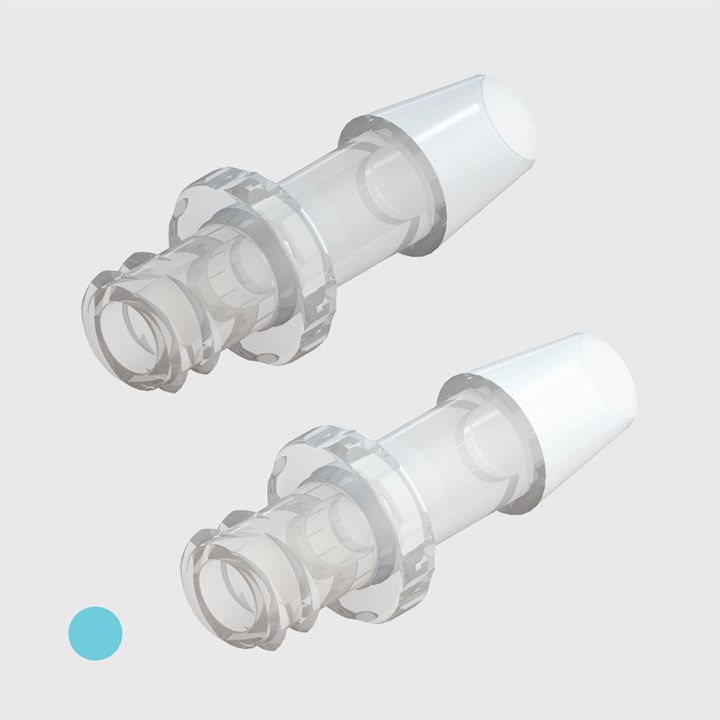 ISO 80369-7 Female Luer Lock to 1/4" Barb - Various Materials