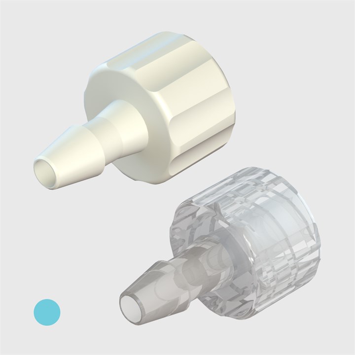 Male Luer Locks to 1/8" Barb - Various Materials Available