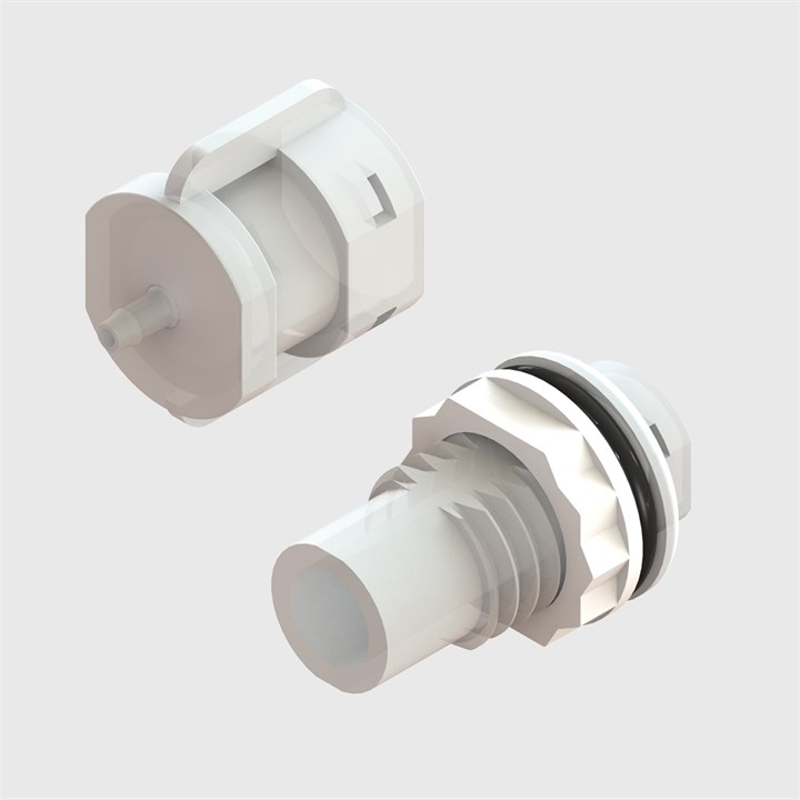 Twist Lock Couplings -  Socket, Non-Valved - Polypropylene