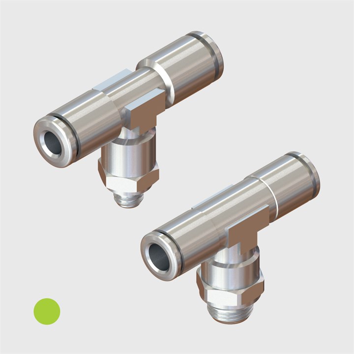 Stainless Steel - Swivel Male Branch Tees - Various Sizes