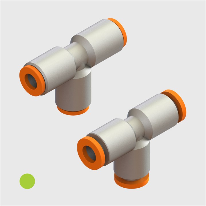 Nickel Plated Brass - Equal Tee Connectors - Various Sizes