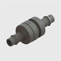 Nylon Umbrella Check Valve, Viton Seal, 1/4" (6.4mm) ID Tube, Cracking Pressure 0.75 psi