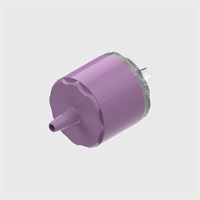 ABS Bodied Check Valve, Silicone Seal, 1/16" (1.6mm) ID Tube, Cracking Pressure ≤ 0.1 psi