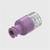 ISO 80369-7 ABS Bodied Check Valve, Silicone Seal, Female Luer Lock to Male Luer Lock, Cracking Pressure ≤ 0.1 psi