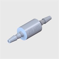 Polysulfone Miniature Disposable Filter, 25 Micron Dutch Weave Stainless Steel Screen, 1/16" (1.6mm) ID Tube