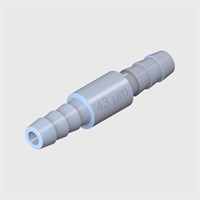 Polysulfone Miniature Disposable Filter, 43 Micron Dutch Weave Stainless Steel Screen, 1/8" (3.2mm) ID Tube