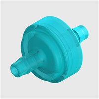 Teal Polypropylene In-Line Filter, 105 Micron Polypropylene Mesh, 1/8" (3.2mm) ID Tube