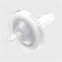 Animal Free Polypropylene In-Line Filters - 1/8" to 3/16" ID Tube - Hydrophilic PET Disc - Various Microns Available