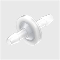 Animal Free Polypropylene In-Line Filters - 1/4" to 1/4" ID Tube - Hydrophilic PET Disc - Various Microns Available