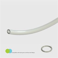 3/8" OD x 1/4" ID TPE Bio Tube, 95 Shore A - Compatible with Both Green and Blue Dot Fittings