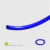 Blue Linear Low Density Polyethylene (LLDPE) Tubing, 50 Shore D, 0.236" (6.0mm) ID x 0.315" (8.0mm) OD - 30M - Compatible with Green Dot Fittings