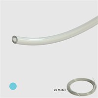 Translucent Platinum Cured Silicone Tubing, 60 Shore A, 1/8" (3.2mm) ID x 1/4" (6.4mm) OD - 25M - Compatible with Blue Dot Fittings