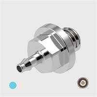 Nickel Plated Brass 1/16" to 10-32 UNF Filters - Choose Seal and Micron Options