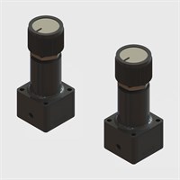 Miniature Relief Valve, Buna-N Seal, 10-32 UNF Female Thread Input and Output