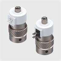 Oxygen Clean, Normally Open/Closed, Manifold Mount 3 Way Fully Ported Solenoid Valves - ESV Series