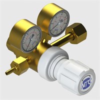 Multi-Stage Cylinder Regulator, Carbon Dioxide, Side Entry, 0-3.5 Bar, BS 341 No.8
