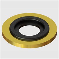 Bonded washer for PIN index yoke Brass / Viton