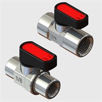 In-line Ball Valves with Threaded Ports