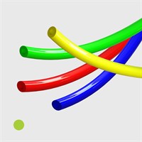 Linear Low-Density Polyethylene Tube, 50 Shore D - 4 mm OD x 2.7 mm ID