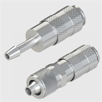 Plated Brass Coupling Sockets - Sliding Collar - Mini