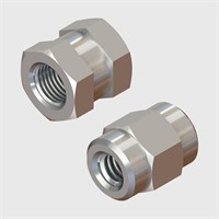 Nickel Plated Brass Female Adaptors - Various Sizes