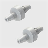 Miniature In-line Filters, Barbs to suit 1/4" ID Tubing - Polypropylene