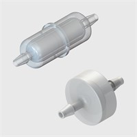 Miniature In-line Filters, Barbs for 1/8" ID Tubing - Polypropylene