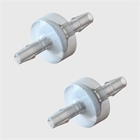 Miniature In-line Filters, Barbs to suit 3/16" ID Tubing - Polycarbonate