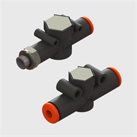 Plastic Bodied Check Valves with Buna-N Seal