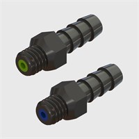 10-32 Thread x 1/8" Barb, Polysulfone/Polycarbonate