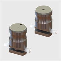 2 Way Pneumatic Pinch Valve, 1/4" (6.4mm) ID x 3/8" (9.5mm) OD