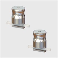 2 Way Pneumatic Pinch Valves, 1/16" ID x 3/16" OD Medical/Laboratory Grade Tubing