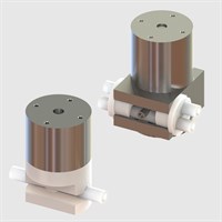 2 or 3 way pinch valves c/w 3/16" ID x 5/16" OD medical/laboratory grade tubing, 12 VDC