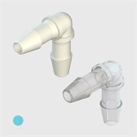 1/16" Barbs - Equal Elbow Connectors - Various Materials