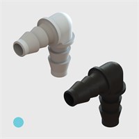 1/8" Multi-Barb Tube to Tube Elbows - Various Materials